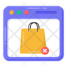icon for online order cancel