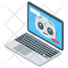 online robot assistant icon png