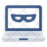 online cyber crime icon svg