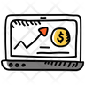 business trading emoji