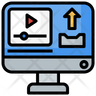 icon for uploading video