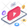 online video feedback icon