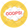 oops cloud icon svg