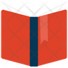 icons for open book cover