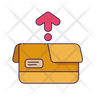 icon for import delivery box