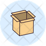 icons of open parcel
