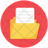 icons for open document
