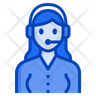 female operator icon