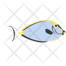 orange spine unicornfish icon png