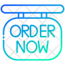order now icon download