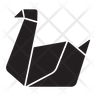 origami duck logo