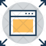 expand website page icons free