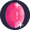 icons of oval diamond
