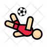 icon for dribbling football