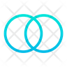interlocking circles diagram symbol