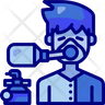icons of oxygen mask