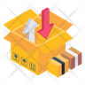 parcel packaging icon svg