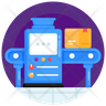icon for packing factory