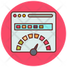 page speed optimization icons