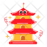 japanese temple icon png