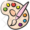 color tray icon png