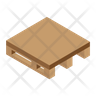 wooden pallets icon svg
