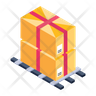 packing boxes icon svg