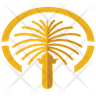 icon for palm jumeirah dubai