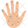 palm reading icons