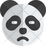 panda sad face symbol