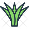 icons of pandan leaf