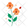 pansy flower icon