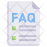 icons for paper faq