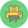 icon for shredded paper