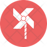 paper windmill icon download