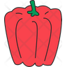 icons for chili paprika