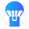 parachute shipping icon png