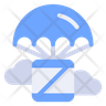 parachute shipping icons free
