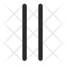 icon for parallel lines