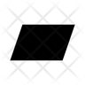 free parallelogram icons