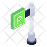 free parking area location icons