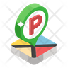 free parking location icons