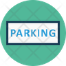 icons of parking symbol