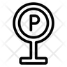parking signboard emoji