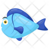 icons of blue parrotfish