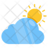 partly cloudy day icon download