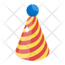 icon birthday cap