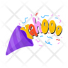 party popper icon png