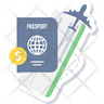 passport ticket icon