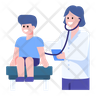 icon patient check-up